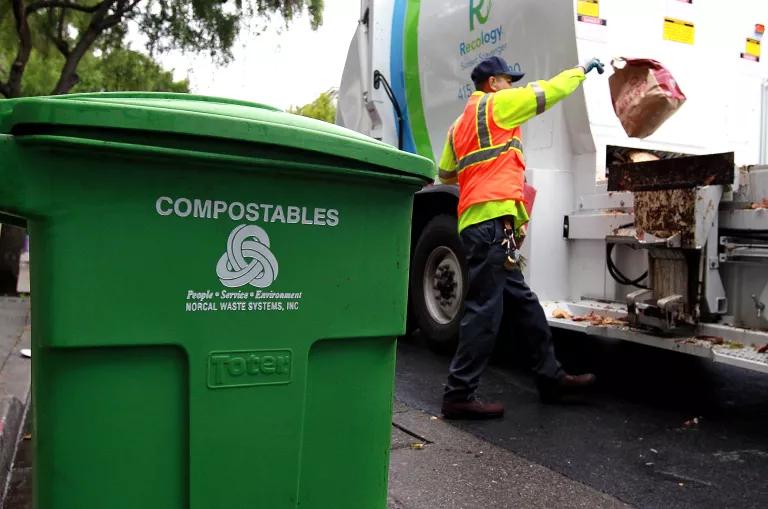 San Francisco has been running a successful curbside food scrap composting collection program.