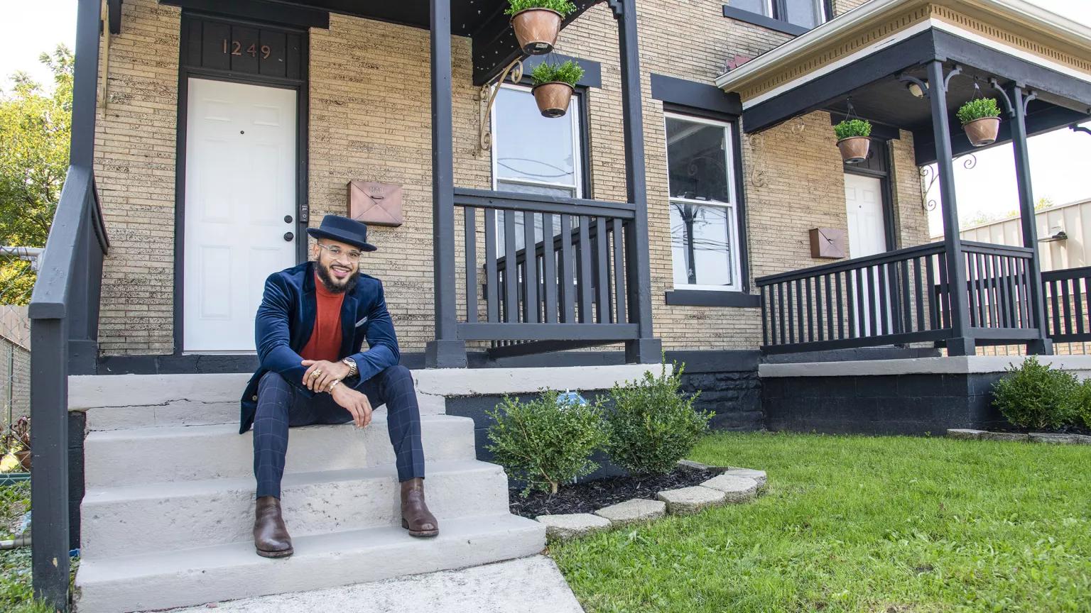 Elijah Carter, born and raised in Columbus’s Olde Towne East, recently solidified his commitment to and investment in his community by purchasing a home there.