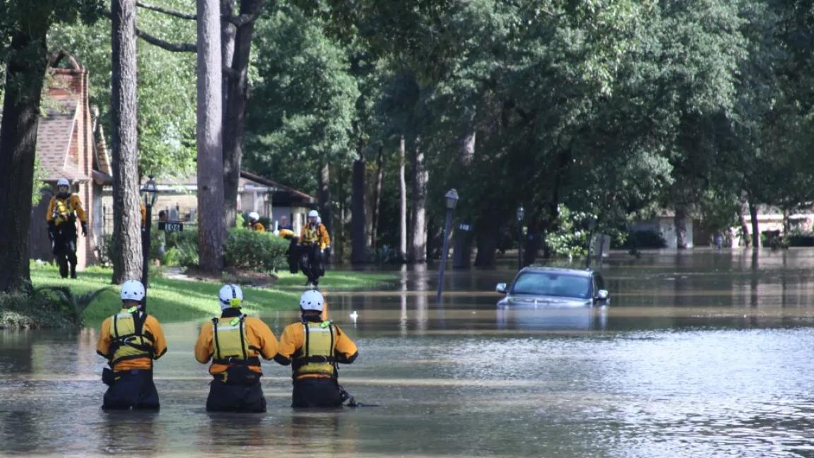Search and rescue crews looking for Hurricane Harvey survivors