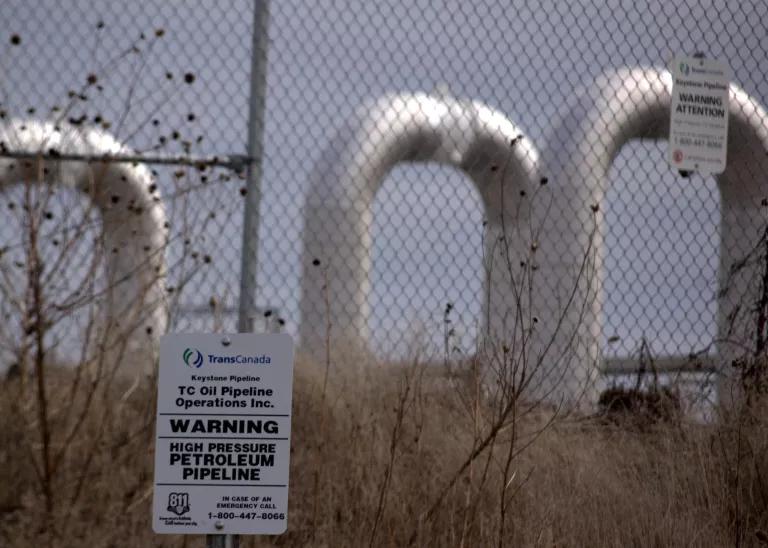 Oil Pipeline Pumping Station in rural Nebraska