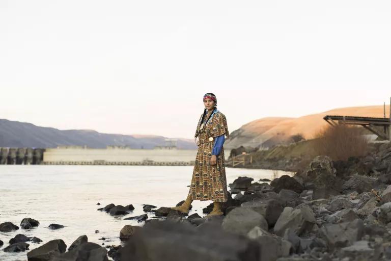 Keyen Singer and her mother Cara Green are members of the Confederated Tribes of Umatilla Indian Reservation and descend from a long line of fishers forced to fight for the survival of salmon.