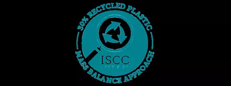 A logo that says ISCC