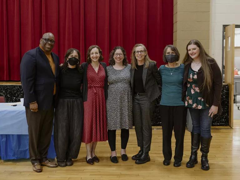 A group portrait at a NRDC-organized event celebrating the Flint community members who played a critical role in our Safe Drinking Water lawsuit, held at Christ Fellowship Missionary Baptist Church in Flint, Michigan, on May 20, 2025.