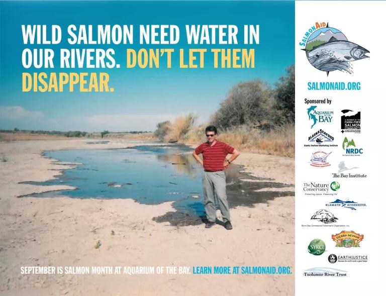 SalmonAid Poster - San Joaquin River Restoration