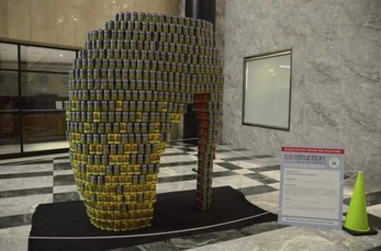 lobster claw canstruction.JPG