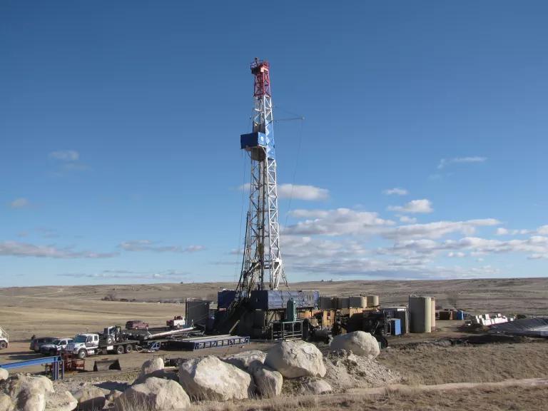 BLM Wyoming Drilling Rig
