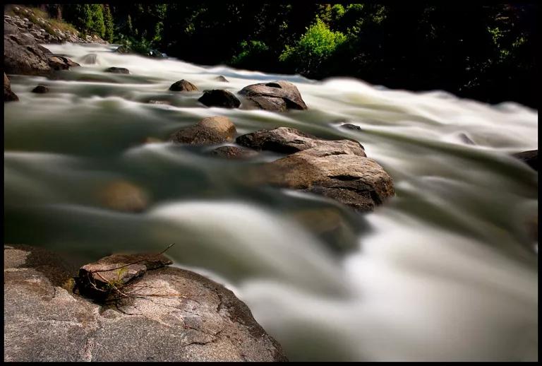 Flowing river