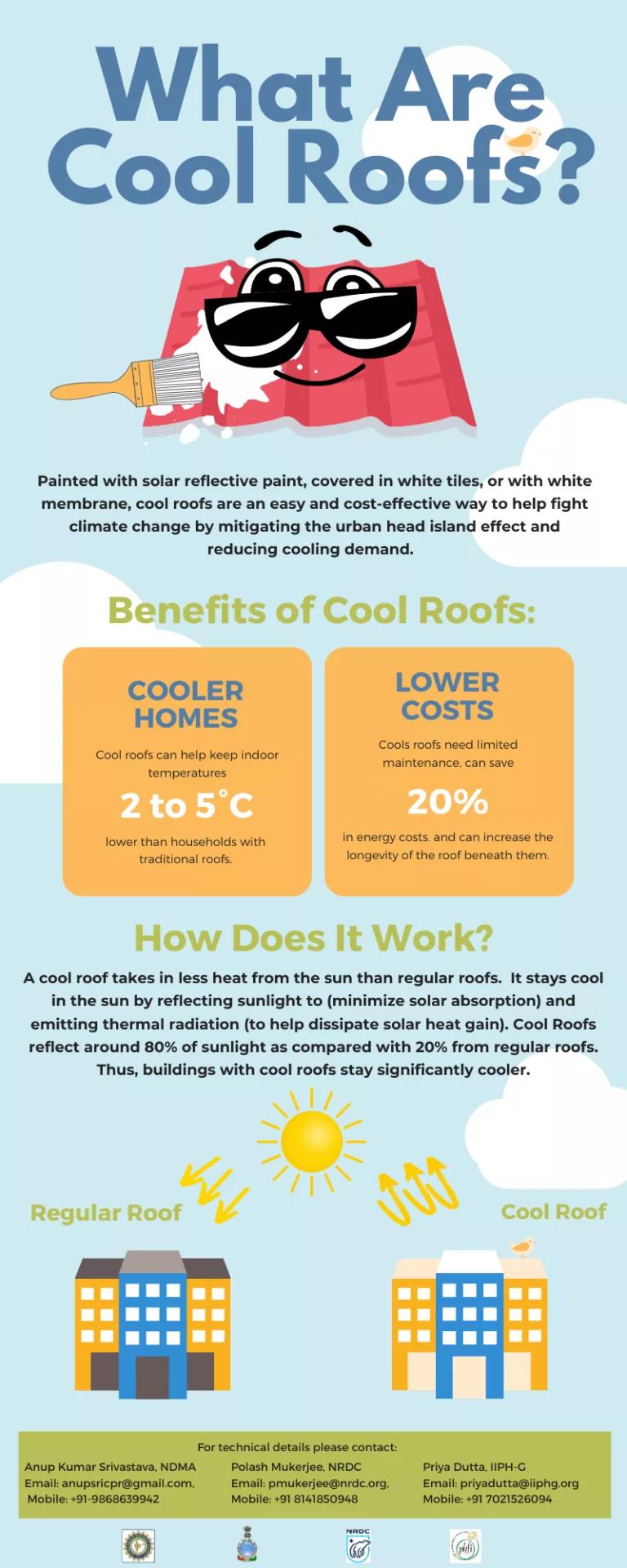 What are Cool Roofs Infographic