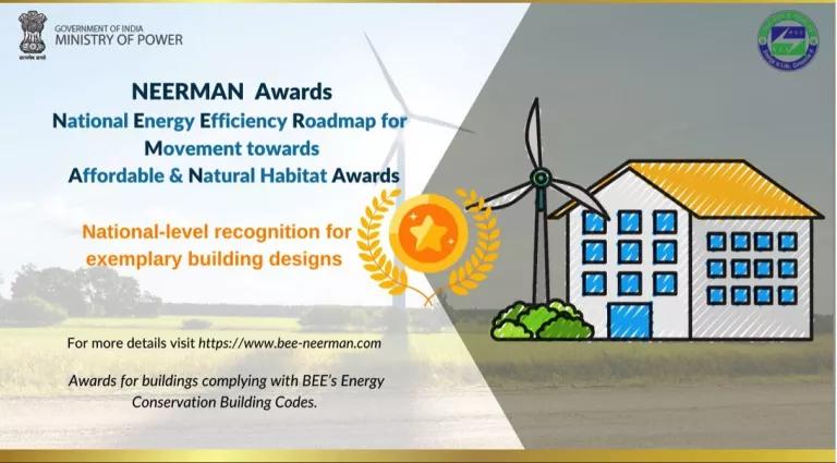 Neerman Awards Flyer promoting the National Energy Efficiency Roadmap for Movement Towards Affordable and Natural Habitat 