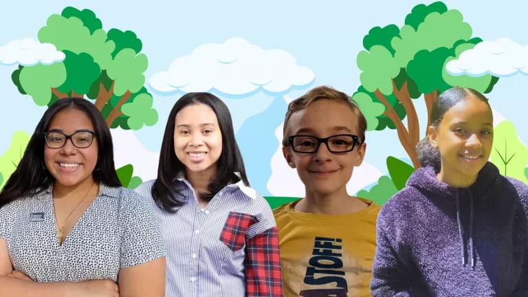 Photo of Reyna, Kyla, Teddy, Khloe 