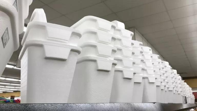 Polystyrene foam coolers