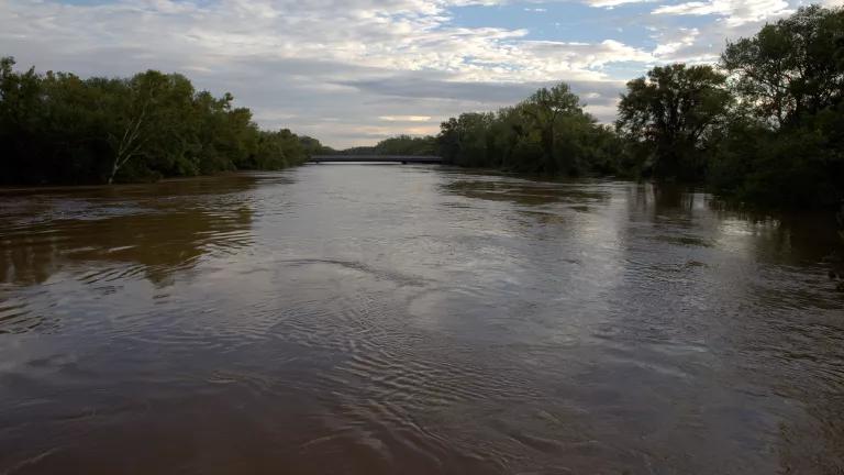 The Cape Fear River in Fayetteville, North Carolina.