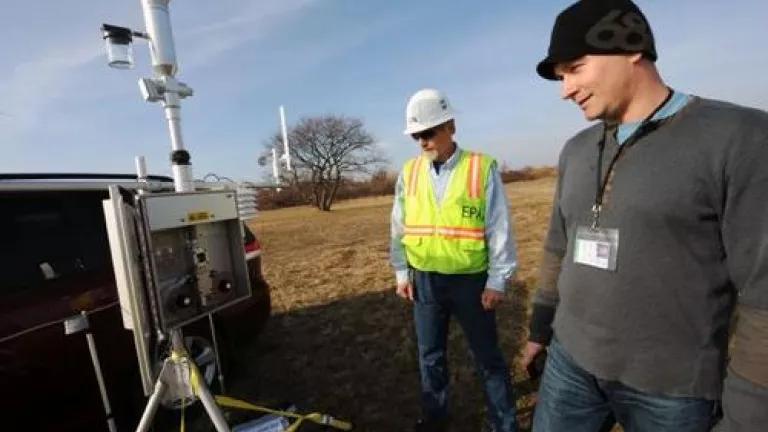 EPA Air Quality Monitor at Floyd Bennett Field (via FEMA)