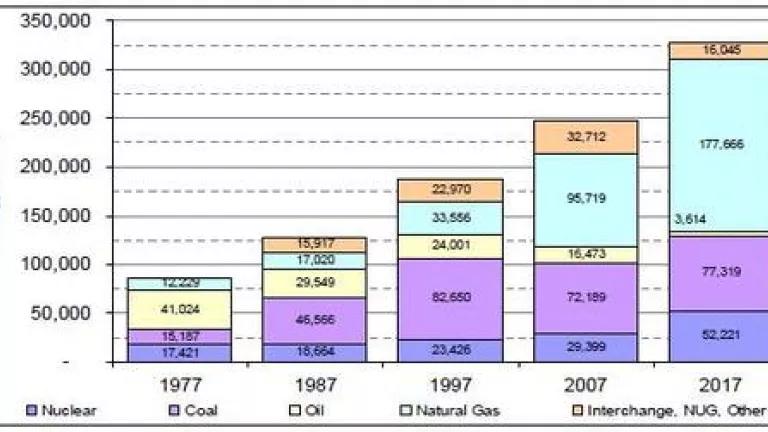 FL electric utility supply mix
