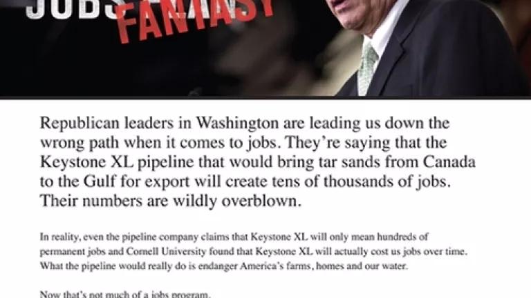 Advertisement in Politico, December 15, 2011
