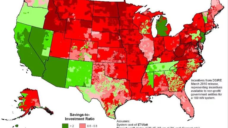 NREL SIR solar map