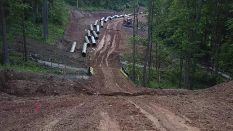 Pipeline Construction Near Stream