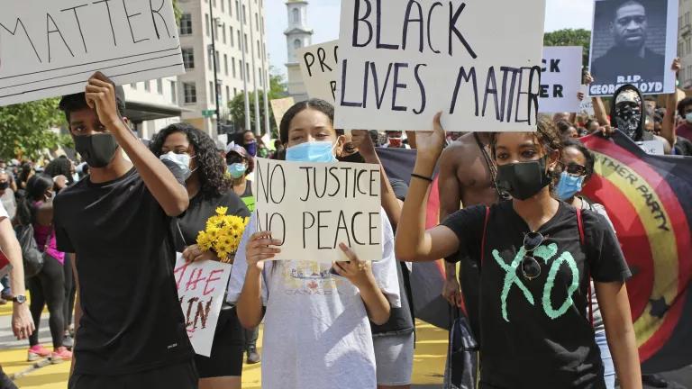 A Black Lives Matter protest in Washington, D.C., June 6, 2020