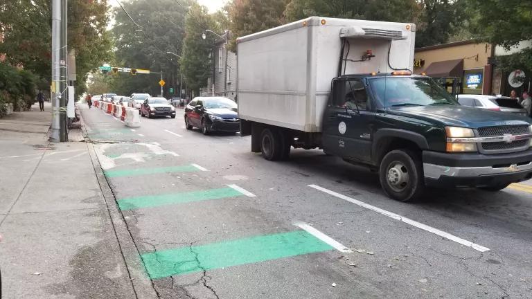 image of Atlanta bike lane