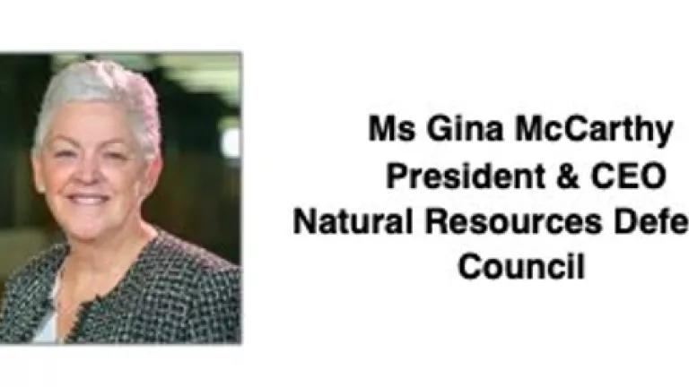 Ms. Gina McCarthy 