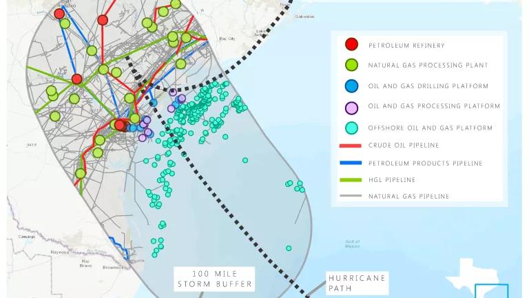 Fossil Fuel Infrastructure in Harvey's Path