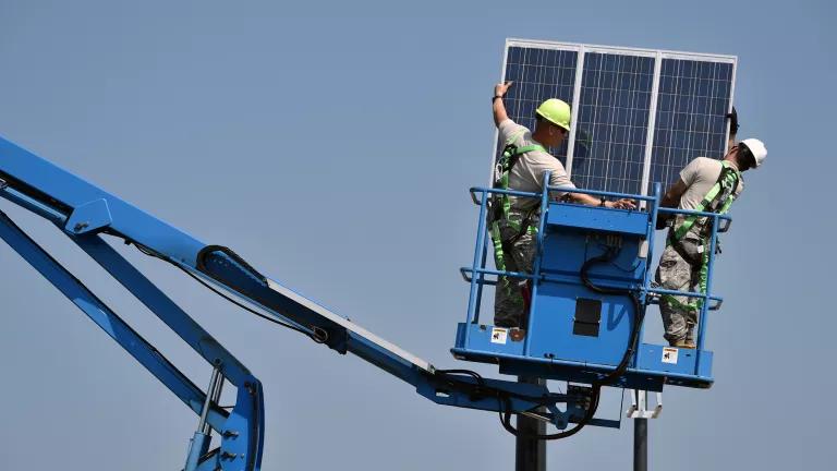 Installing solar panels