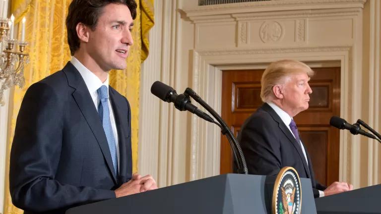 President Donald Trump and Prime Minister Justin Trudeau