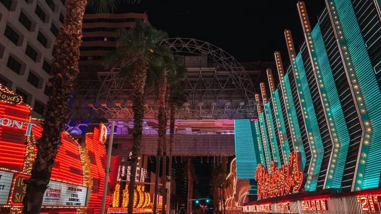 Casino lights in Nevada