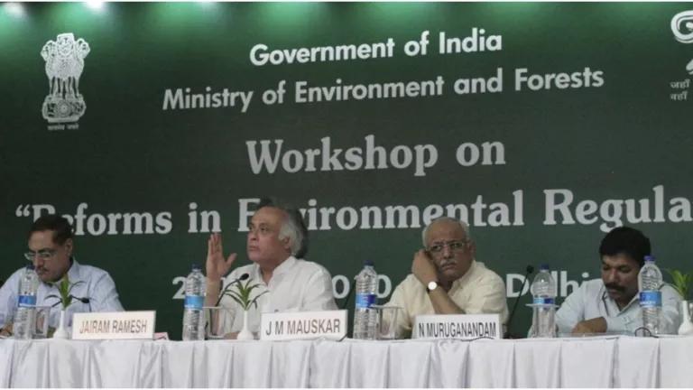 Minister Ramesh at the Workshop