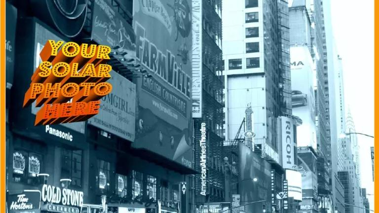 Times Square CBS Superscreen