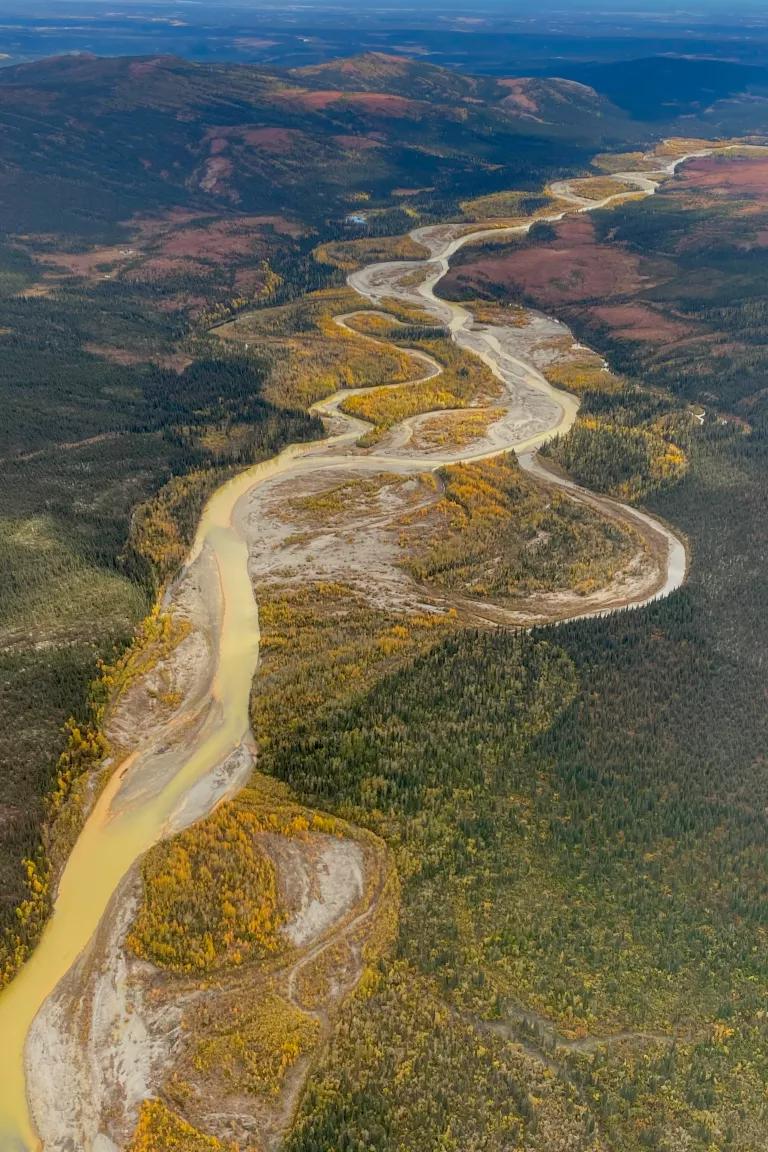 The Salmon River in Kobuk Valley National Park, Alaska, on September 7, 2020.