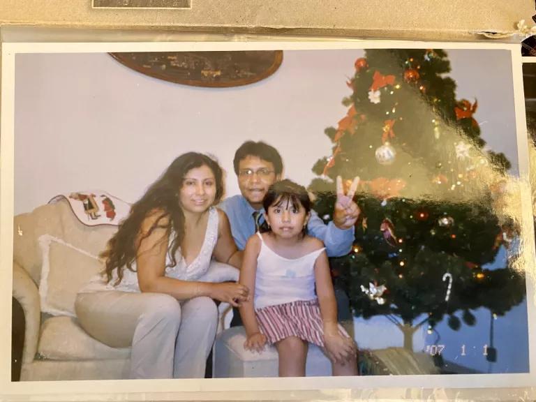 The author's family photo from 2007 in Bolivia.