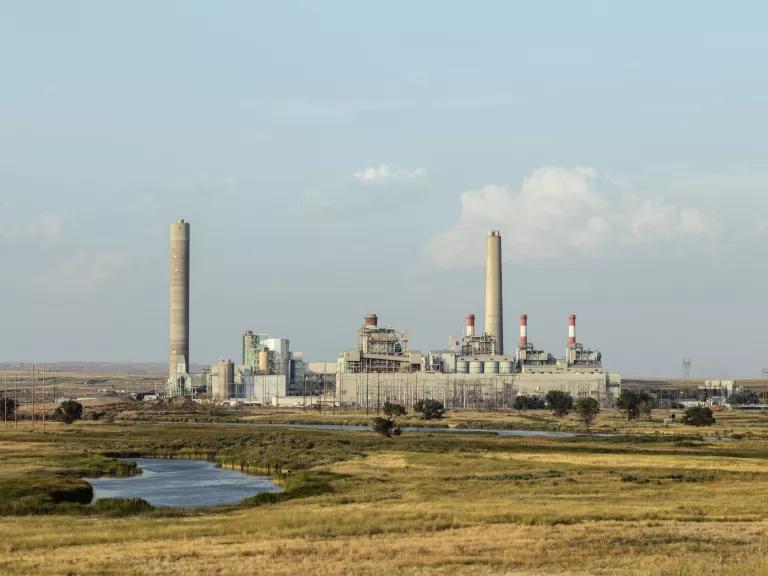 The coal-fired Dave Johnston Power Plant outside Glenrock, Wyoming.