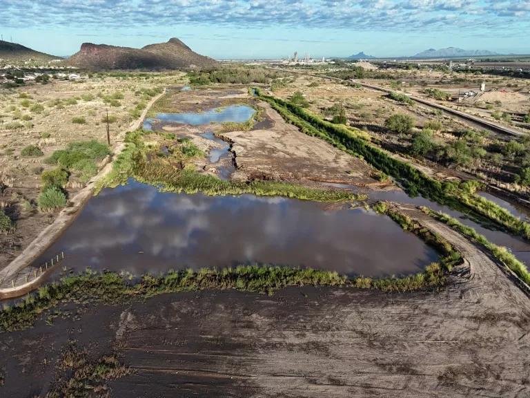 The inner channel of the Santa Cruz River, an area that benefits from the Living River Project in Pima County, Arizona.