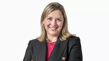 A headshot of Christy Goldfuss