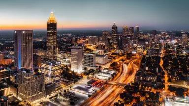 Buildings in the city of Atlanta, Georgia