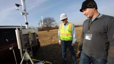 EPA Air Quality Monitor at Floyd Bennett Field (via FEMA)