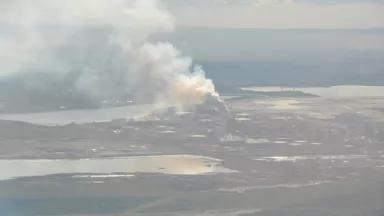 Tailings ponds around upgrader ouside Ft. McMurray credit David Hawkins.JPG