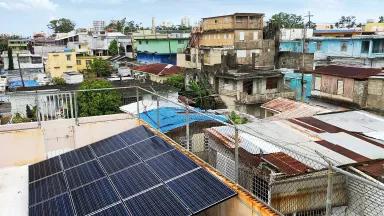 rooftop solar microgrid in Puerto Rico