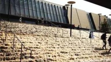 Water Main Break Floods UCLA's Pauley Pavilion on 7-29-2014