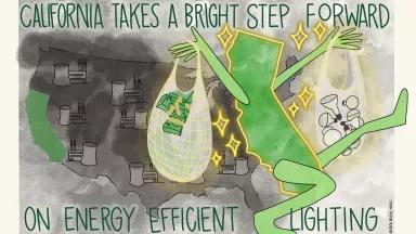 CA Leading on Light Bulb Efficiency representation