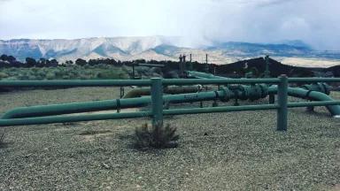 Natural gas infrastructure in Rifle, CO
