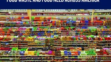 Cover of the NRDC report entitled Feeding A City: Food Waste and Food Need Across America