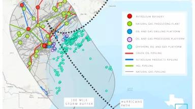 Fossil Fuel Infrastructure in Harvey's Path
