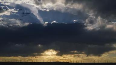 A wind energy project in Wyoming