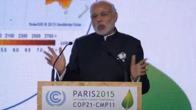 Modi at COP21 in Paris