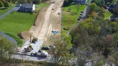 Pipeline near homes and farms