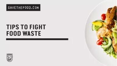 SaveTheFood.com Tips To Fight Food Waste graphic